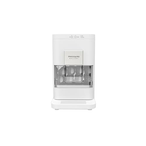 Frigidaire, Countertop Artisanal Sphere Ice Machine, Transparent Window, Gourmet Ice Maker, 84 Sphere per Day Capacity, Auto Self Cleaning Ice Making Machine (White)