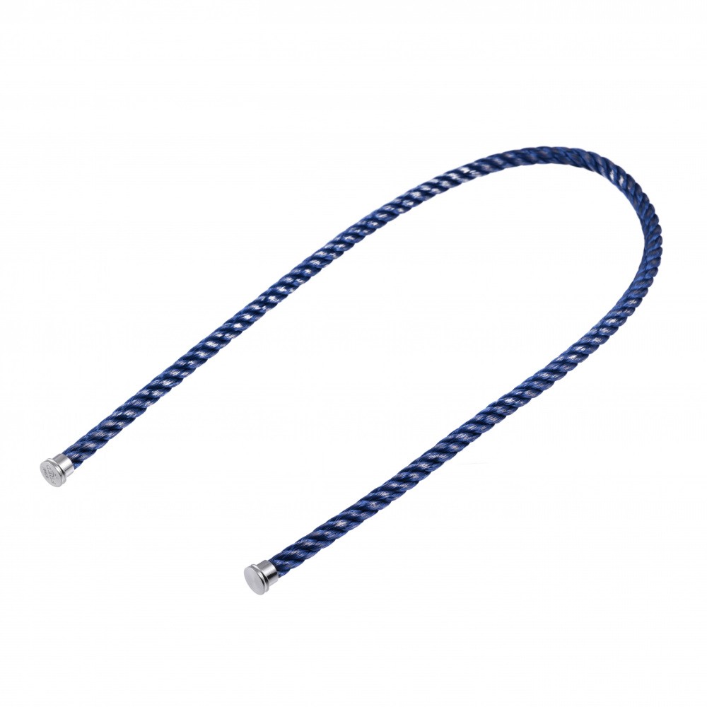 FRED Blue Gene Lm Steel 2 Row Stainless Bracelet Stainless Steel 6B0195