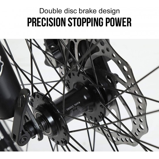 2.1″ Mountain Bike Mens 24 Speed Rear Derailleur,High-Strength Aluminum Frame, Trigger Shift Bicycle