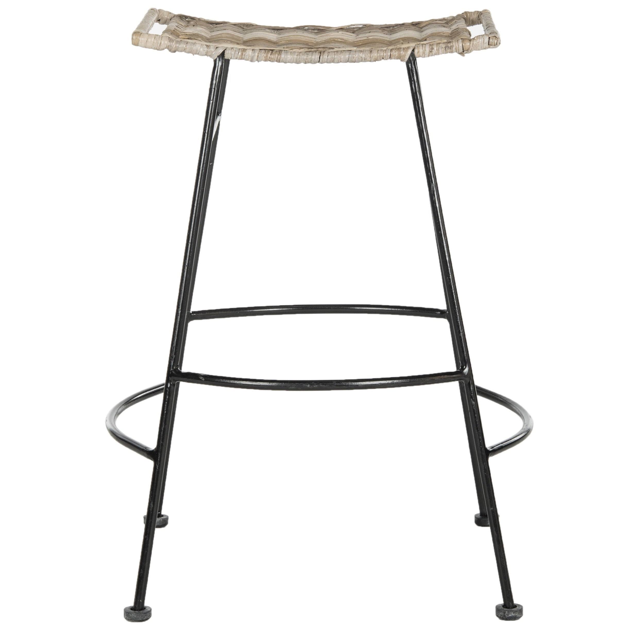Safavieh Atara Rattan Seat Counter Stool (Set of 2)
