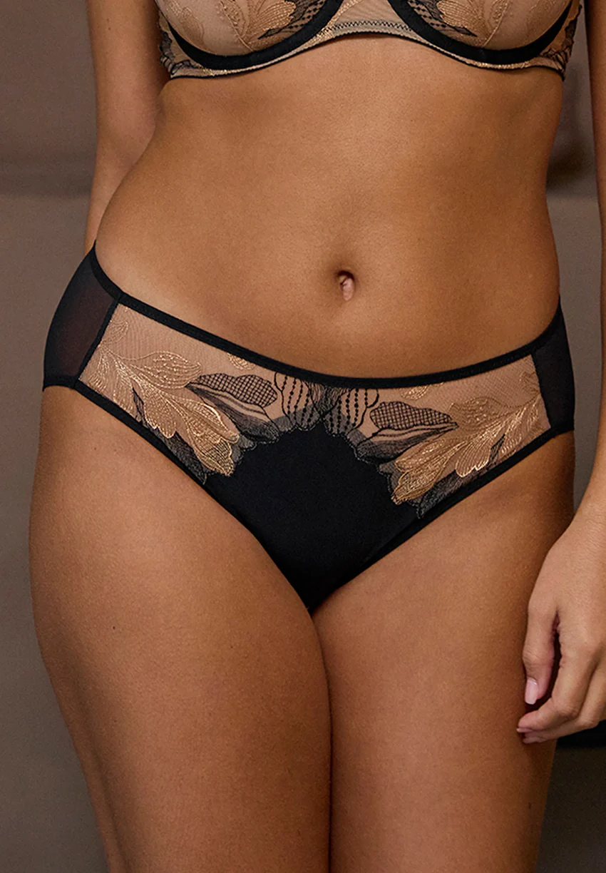 Slip Thilda Noir Nude