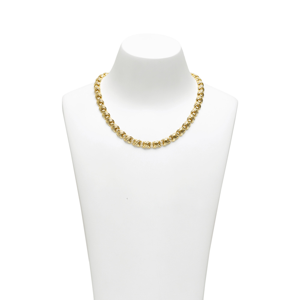 Tiffany & Co. Signature Necklace 18K Yellow Gold