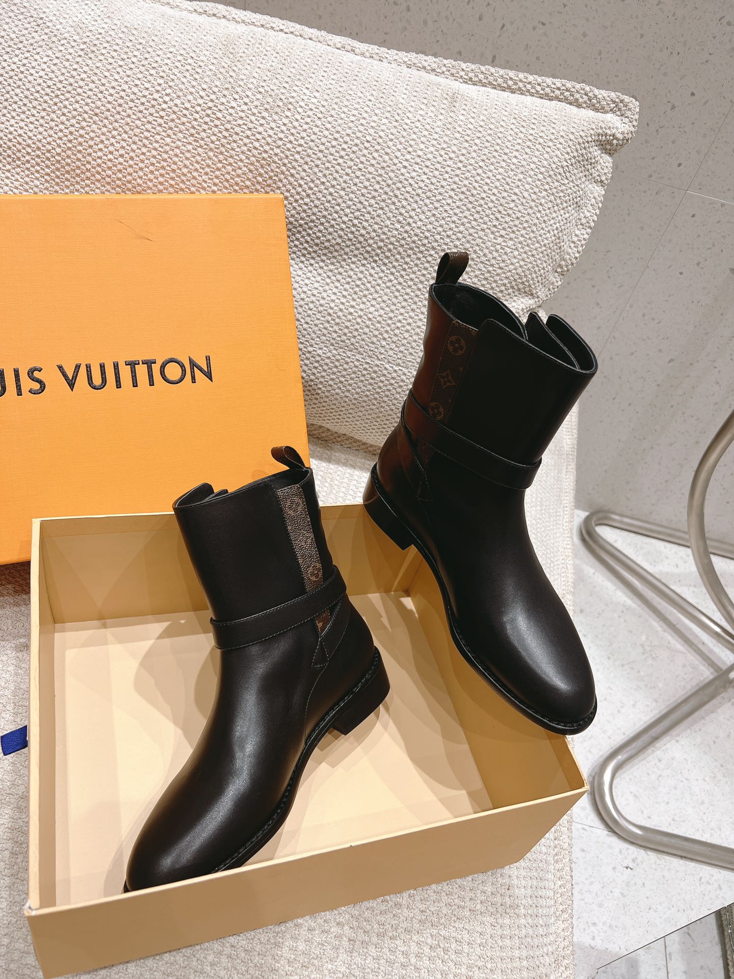 Louis Vuitton Bootsy Ankle Boot Black