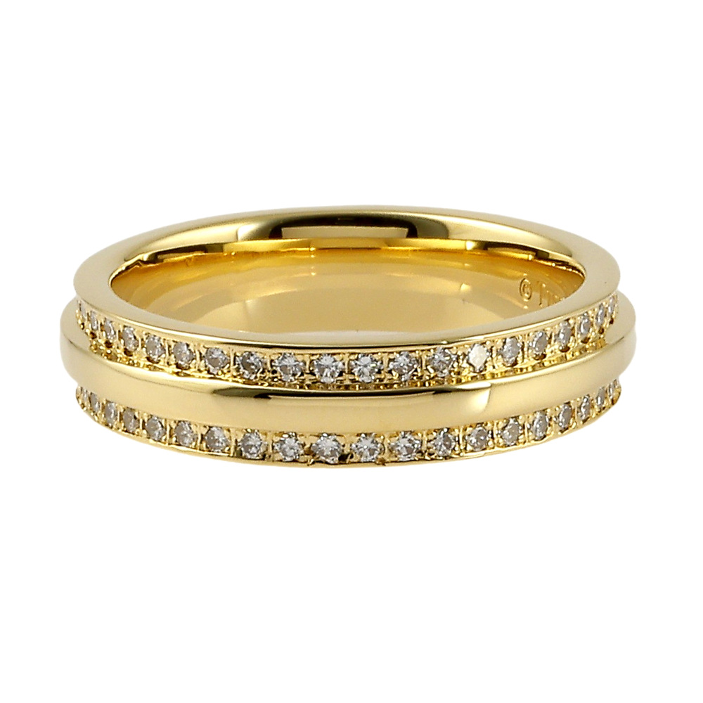 Tiffany & Co. Tiffany T Narrow Diamond Ring 18K Yellow Gold