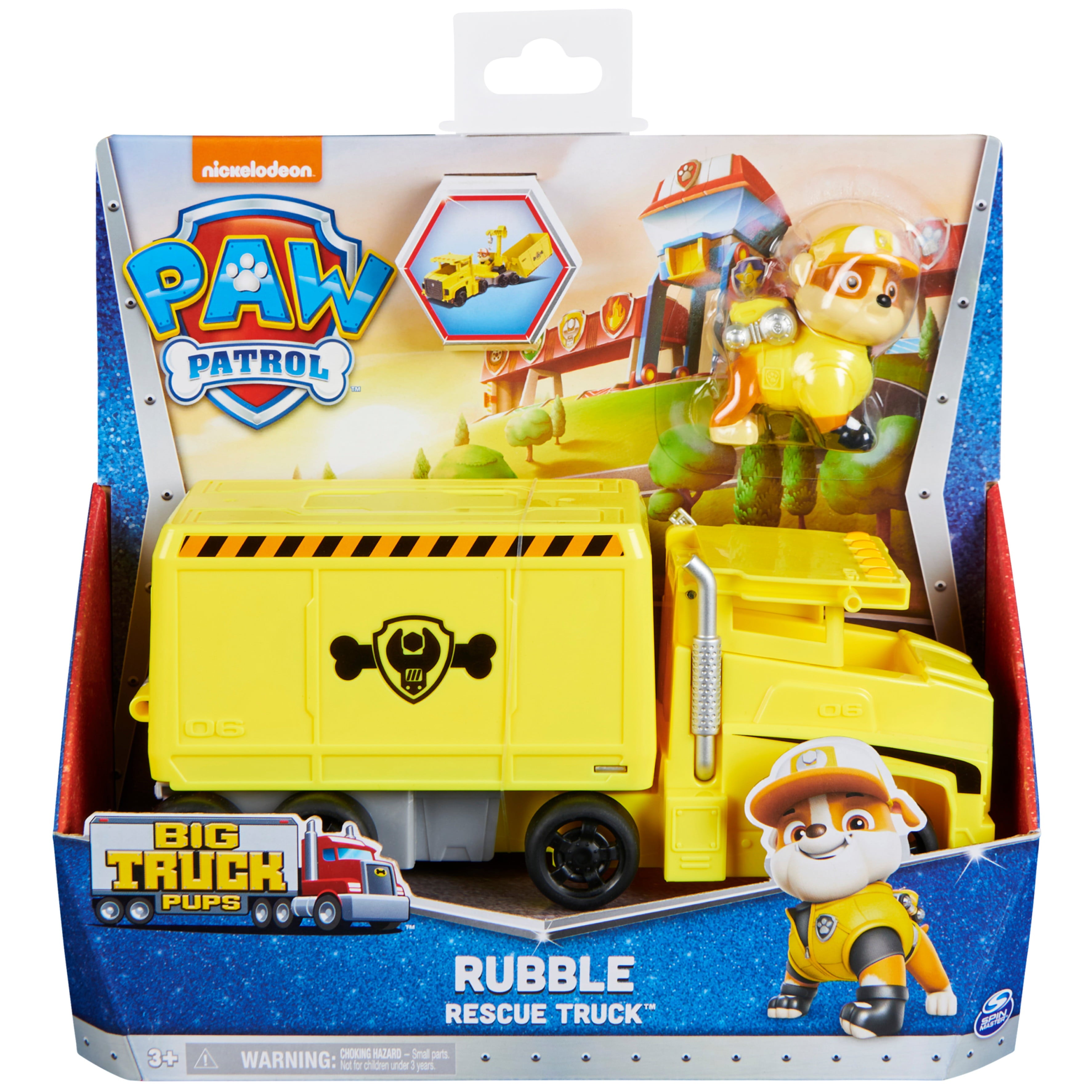 PAW Patrol, Big Truck Pup’s Rubble Transforming Vehicle and Figure