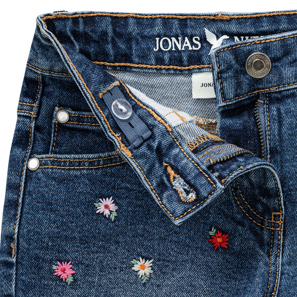 Jonas Nielsen Mädchen Jeansshorts mit Stickerei