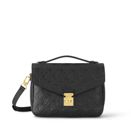 Louis Vuitton Micro Metis Black With Gold Chain 25Cm M41487