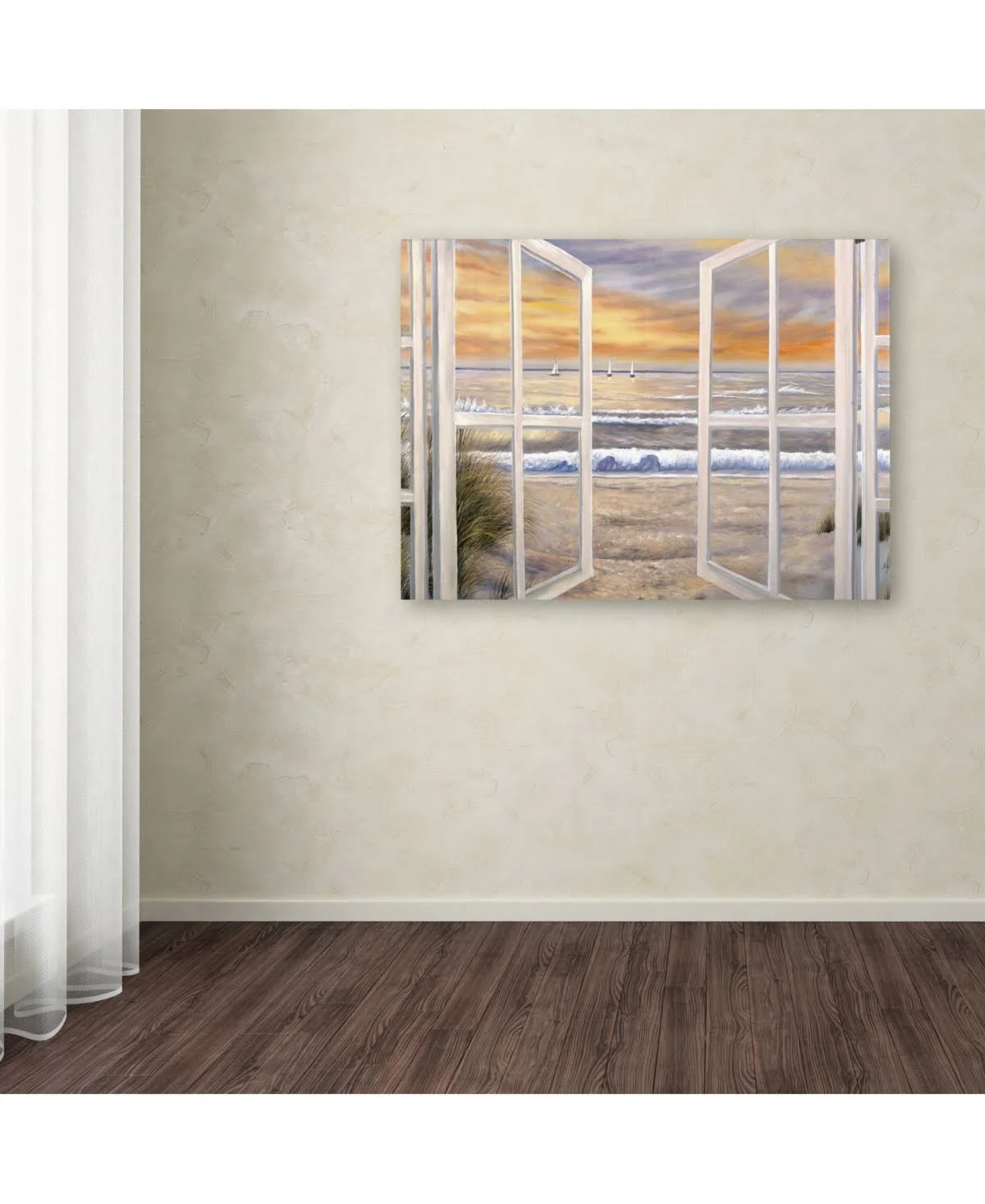 Trademark Global Elongated Window Giclee Canvas Art by Joval - 24 x 32