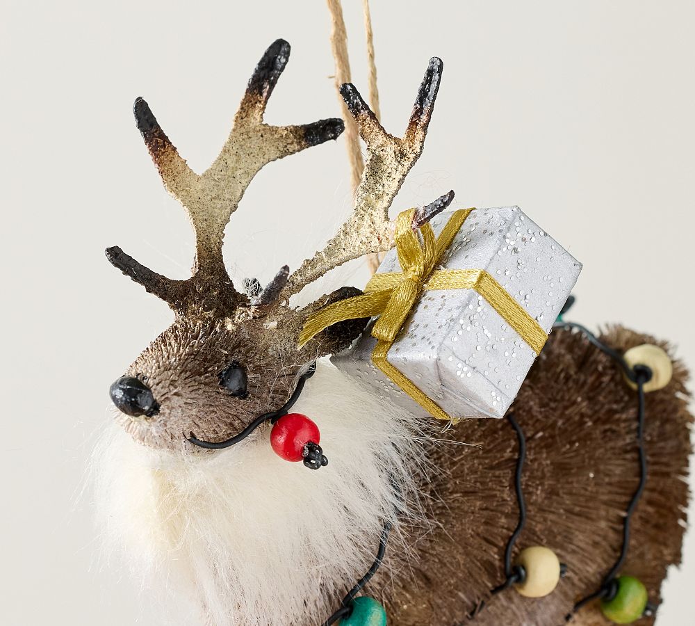 Bottlebrush Tangled Reindeer Ornament  sgtnighsdesigns