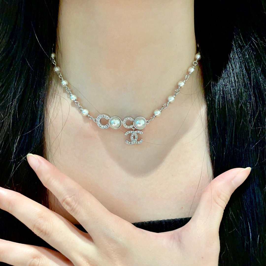 Chanel Pearl Coco Necklace - cnluxepick