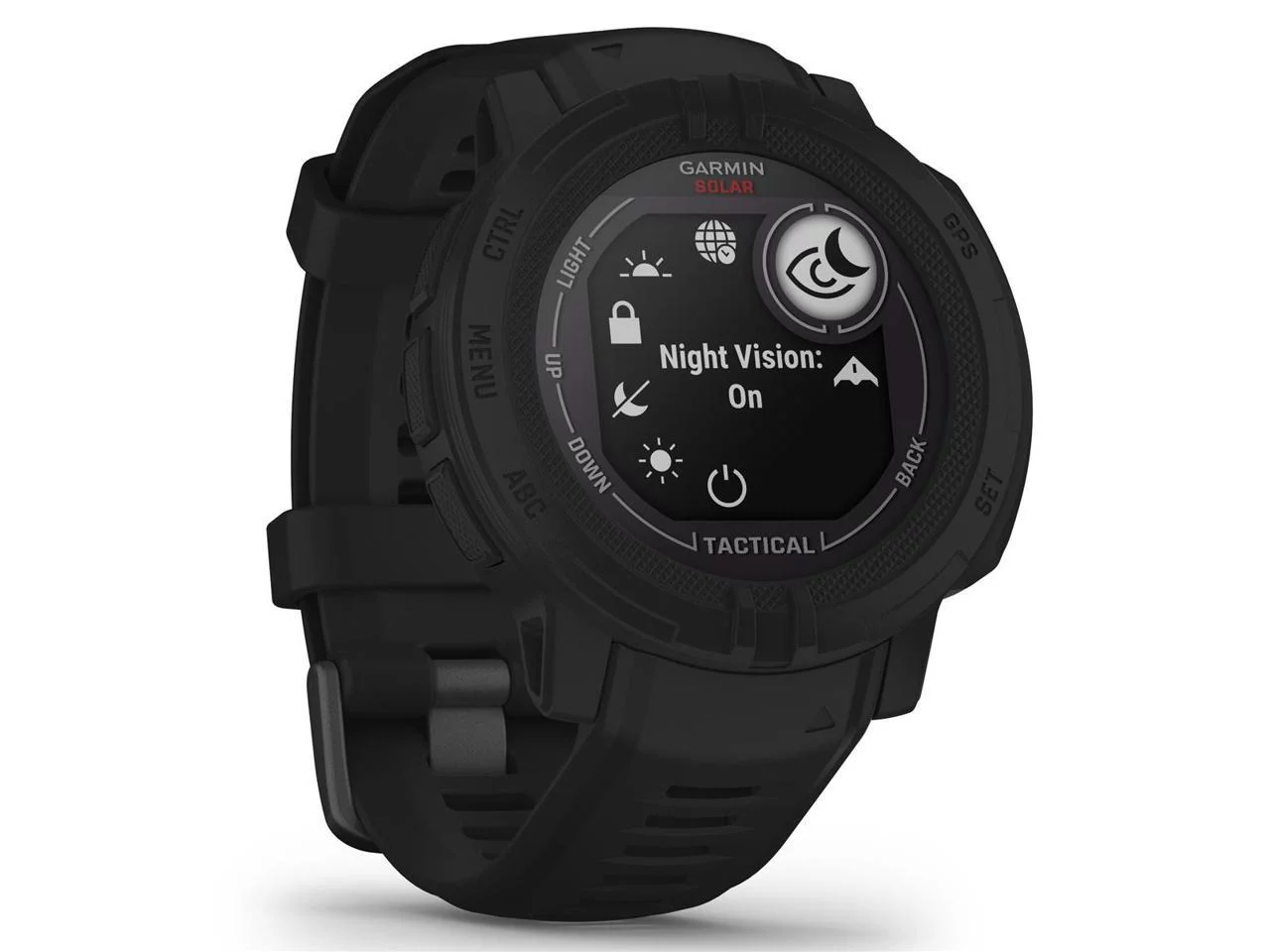 Garmin Instinct 2 Solar Tactical Edition 45mm Rugged GPS Smartwatch, Black