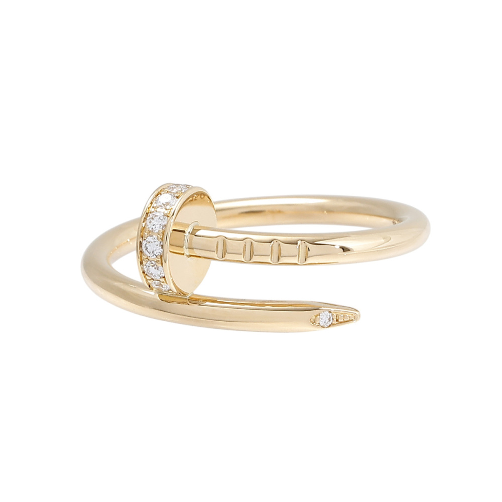 Cartier Juste un Clou Ring 18K Yellow Gold Diamond B4244900