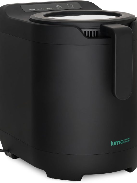 Electric Kitchen Composter 2.5L – Odorless Countertop Bin with Clear-View Lid, Smart Food Waste Disposal