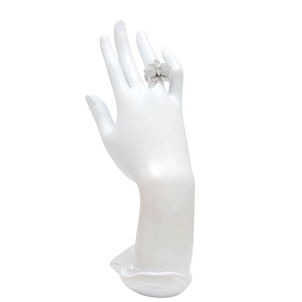 Cartier Karesudo Kideparu Ring 18K White Gold Diamond B4074400