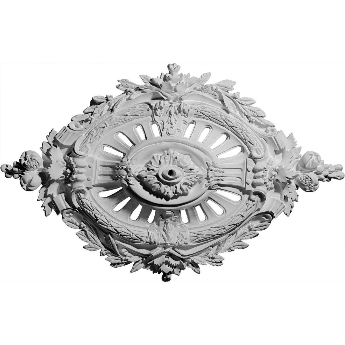 35 7/8x22W x 22 1/2x22H x 4 3/8x22P Antonio Ceiling Medallion (Green Gold)