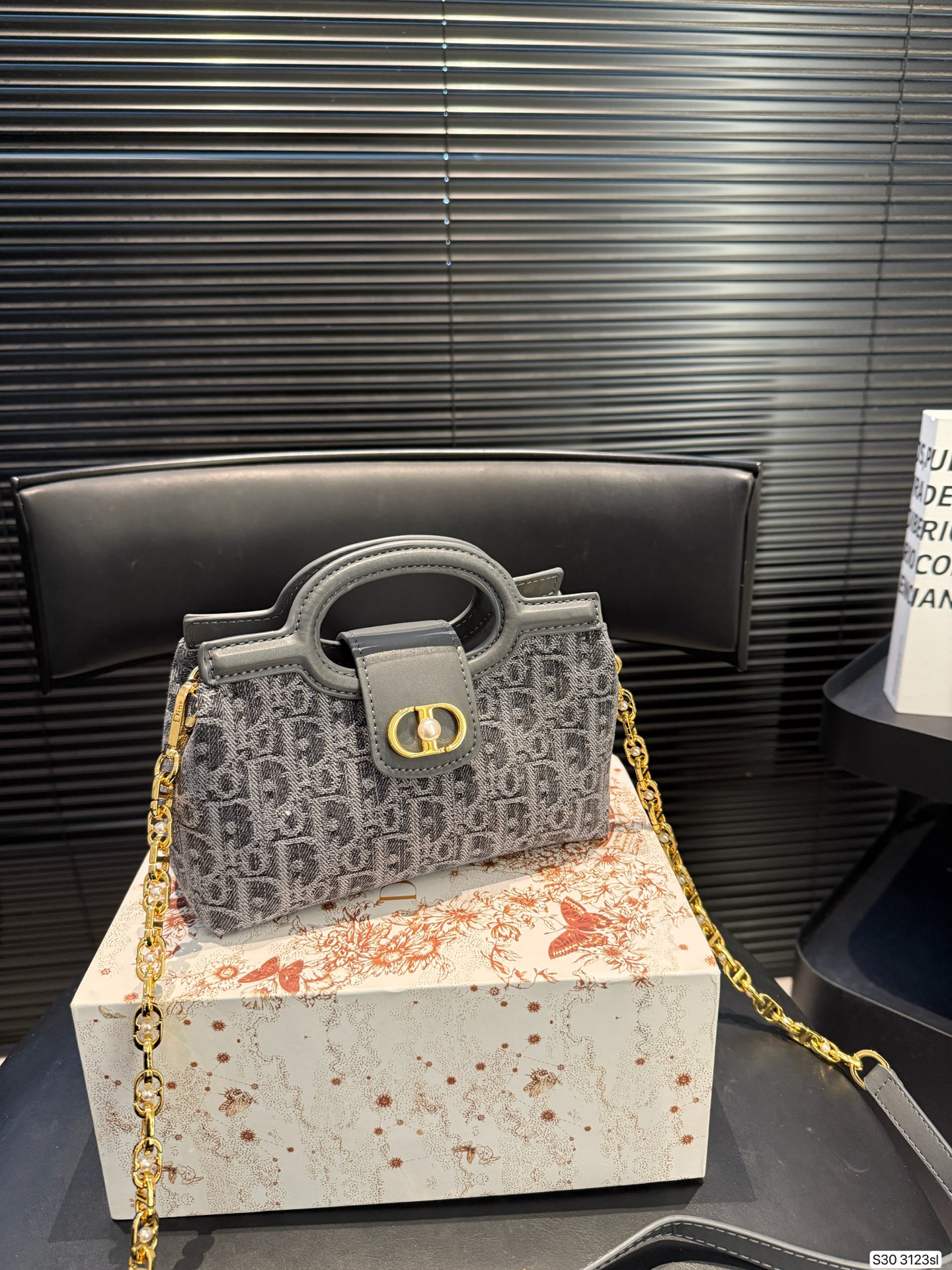Dior Jolie Top Handle Mini Chain Bag - cnluxepick