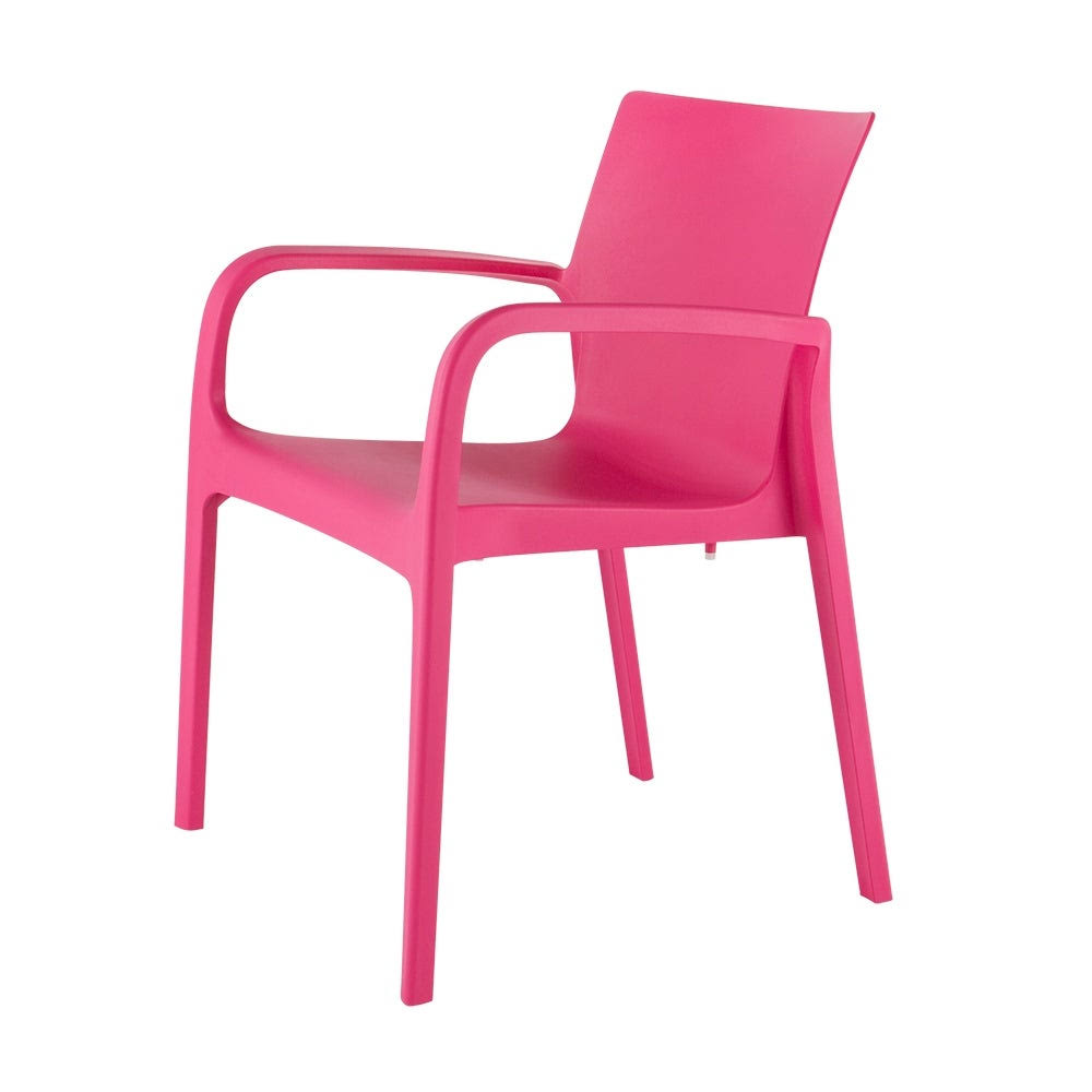 Lagoon Alissa Stackable Dinning Armchair, Set of 2 - Green