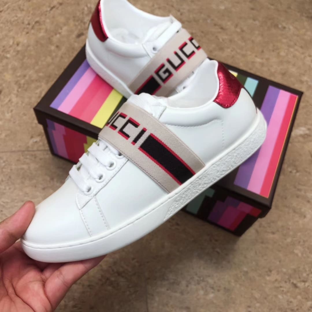Gucci Wmns Ace Stripe Ivory 525269 0Fiv0 9086