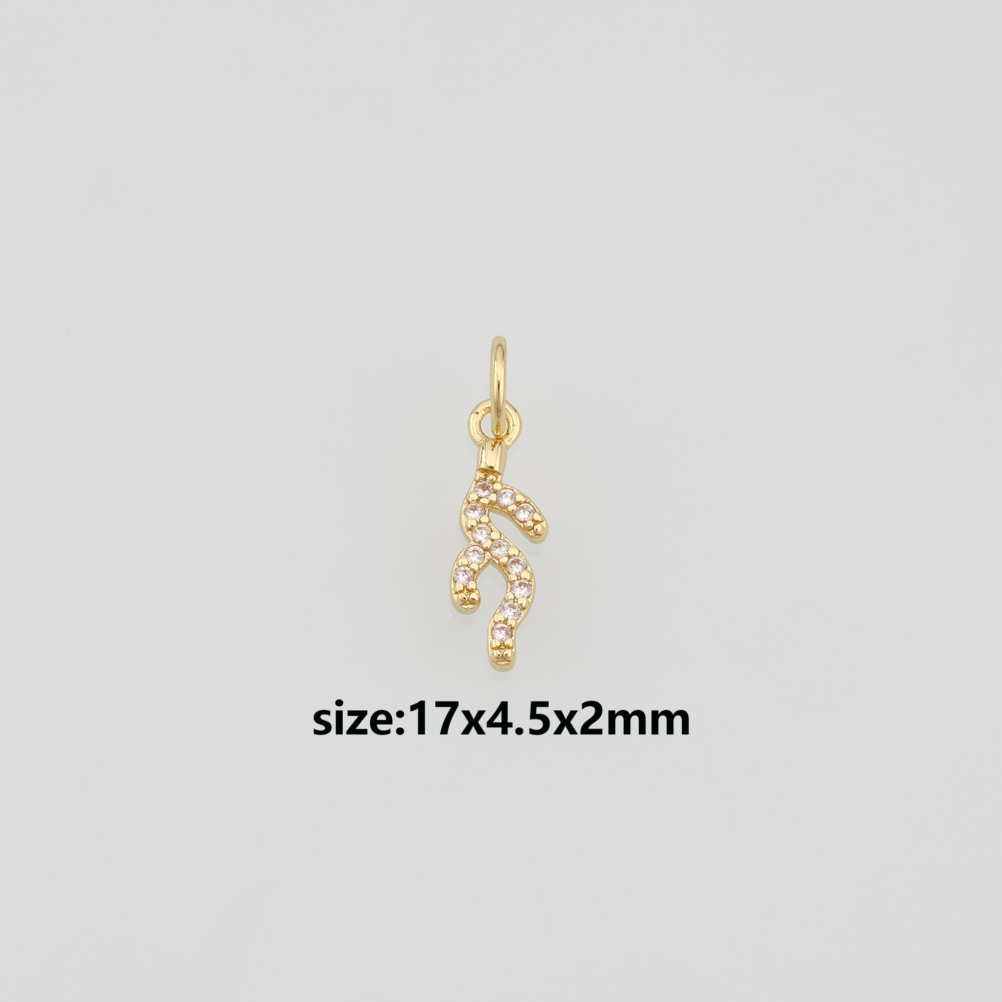 18K Gold Filled Coral Pendant,CZ Micro Pave Coral Charm Earrings Necklace for DIY Jewelry Making Supply