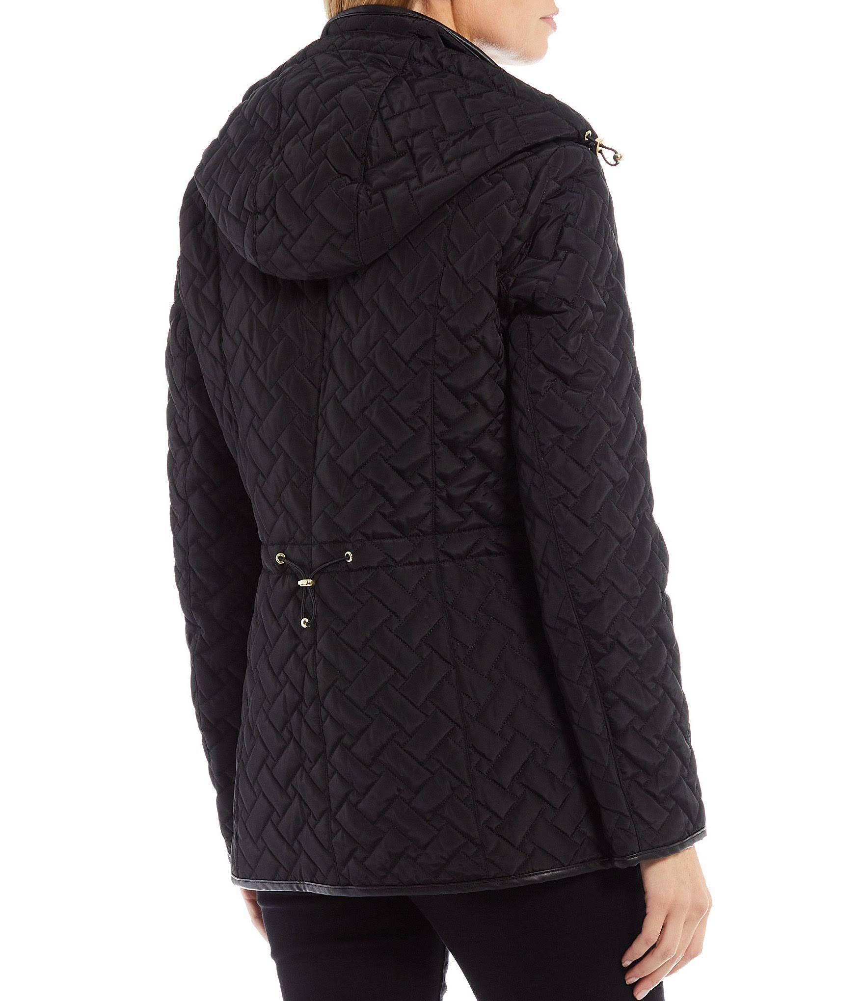 Cole Haan Signature Quilted Coat, Black / Regular 2 (XS)