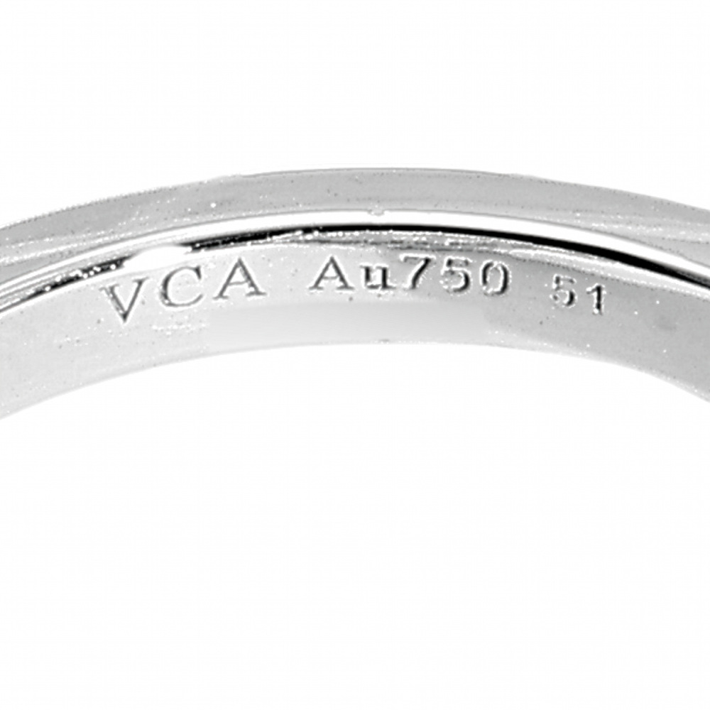 Van Cleef & Arpels Magic Alhambra Ring 18K White Gold Diamond VCARN9WU00
