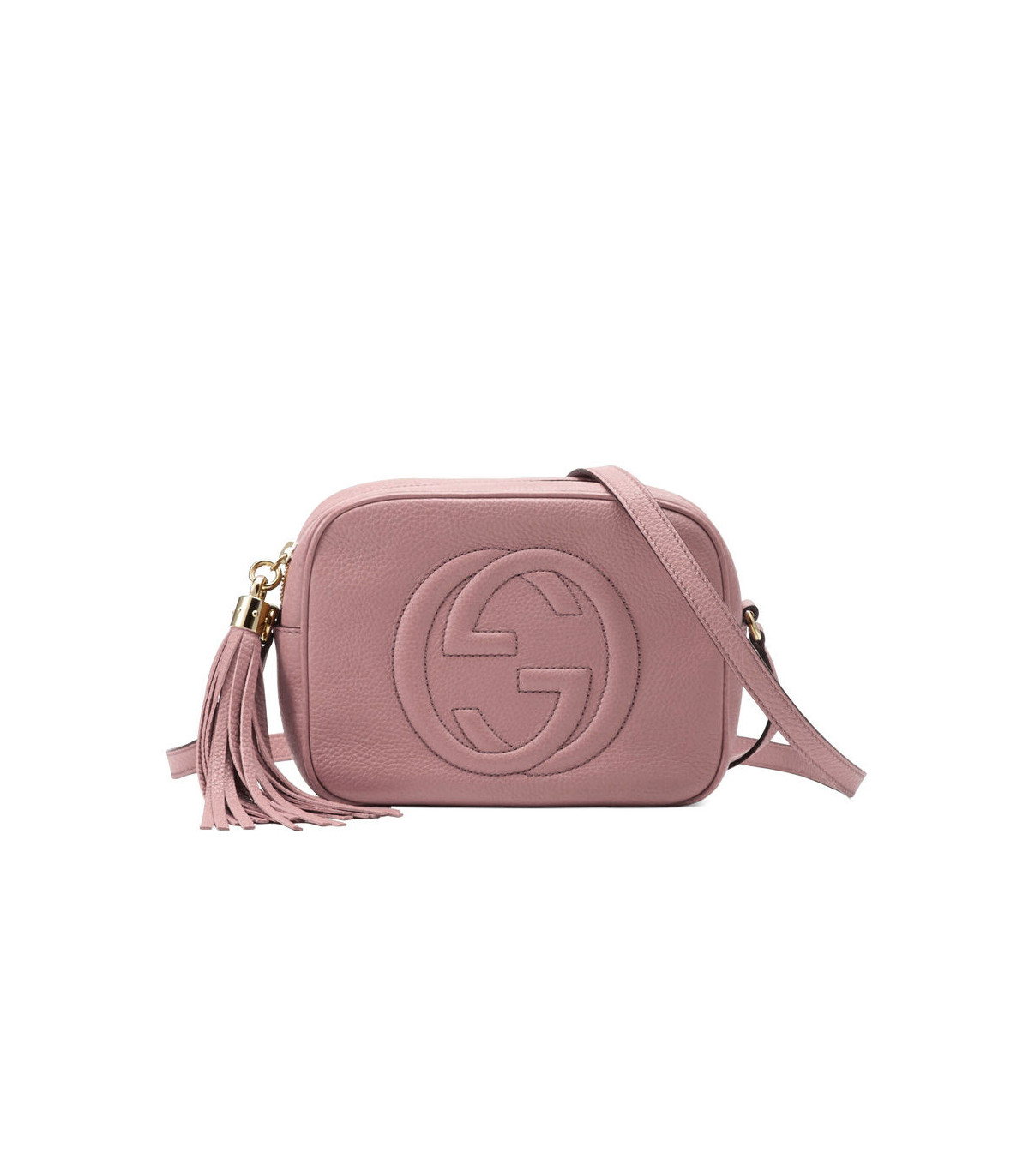 Gucci Soho Small Leather Disco Bag Pink