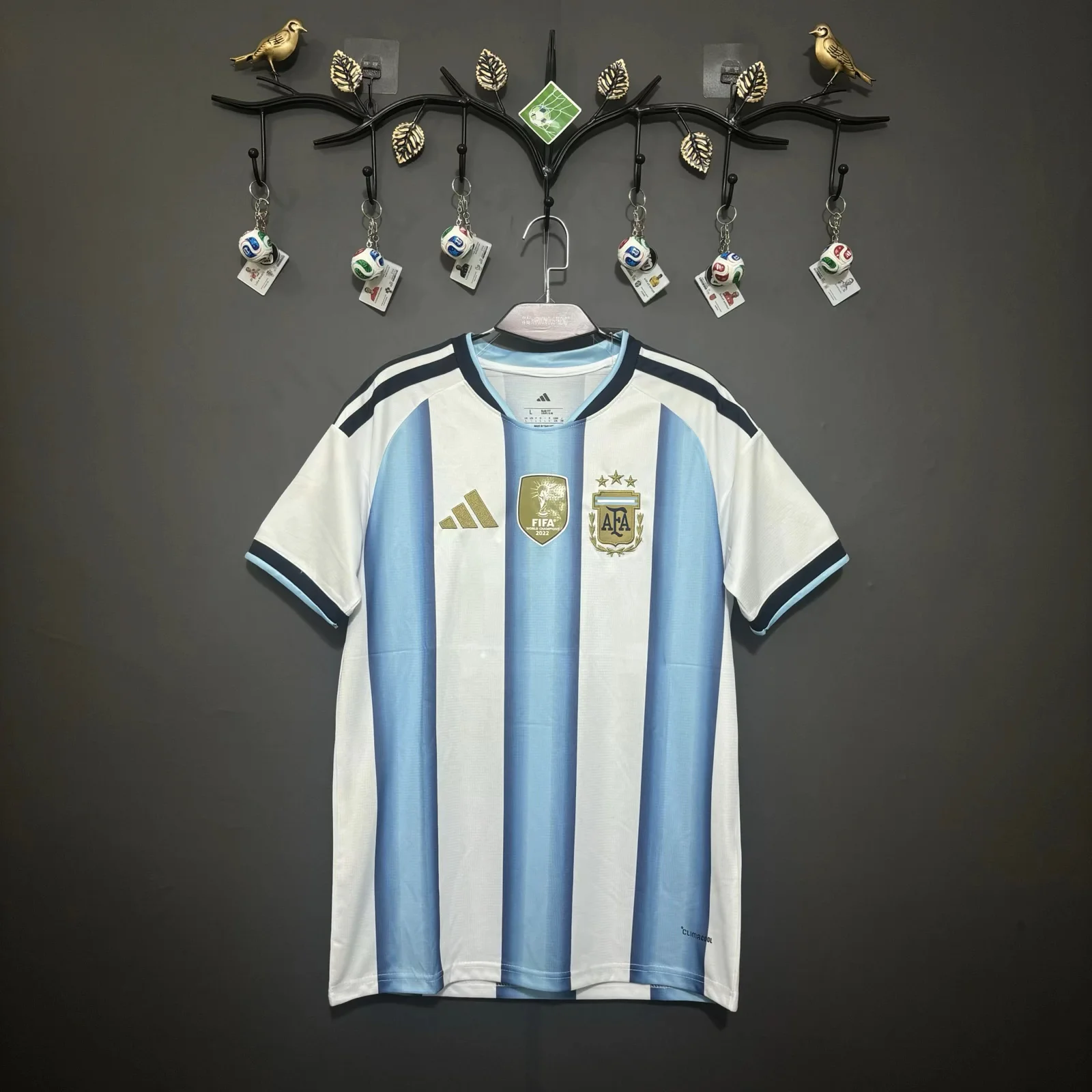 Messi #10 Argentina 2026 Home Embroidered Jersey S-XXL Fan Version(No Front Number) 4