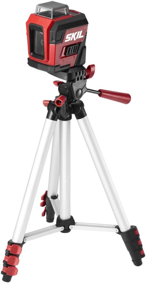 SKIL 100ft Self-Leveling Green Cross Line Laser with Rechargeable Battery, Tripod & Bag - LL9322G-01