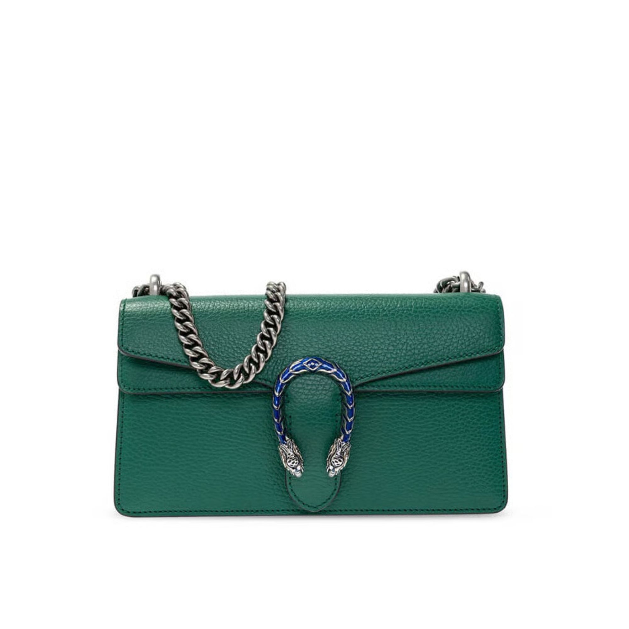 Gucci Dionysus Small Shoulder Bag in Green Leather 25cm
