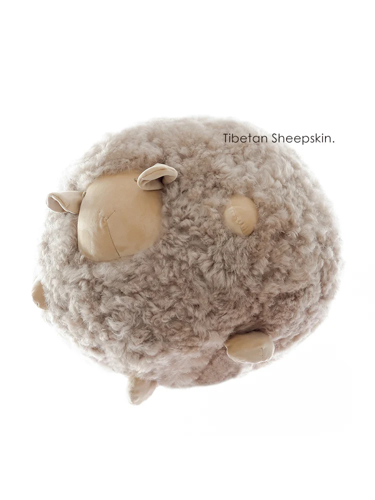 BD065 - Whole Sheep Wool! Shaun the Sheep Sofa Pillow