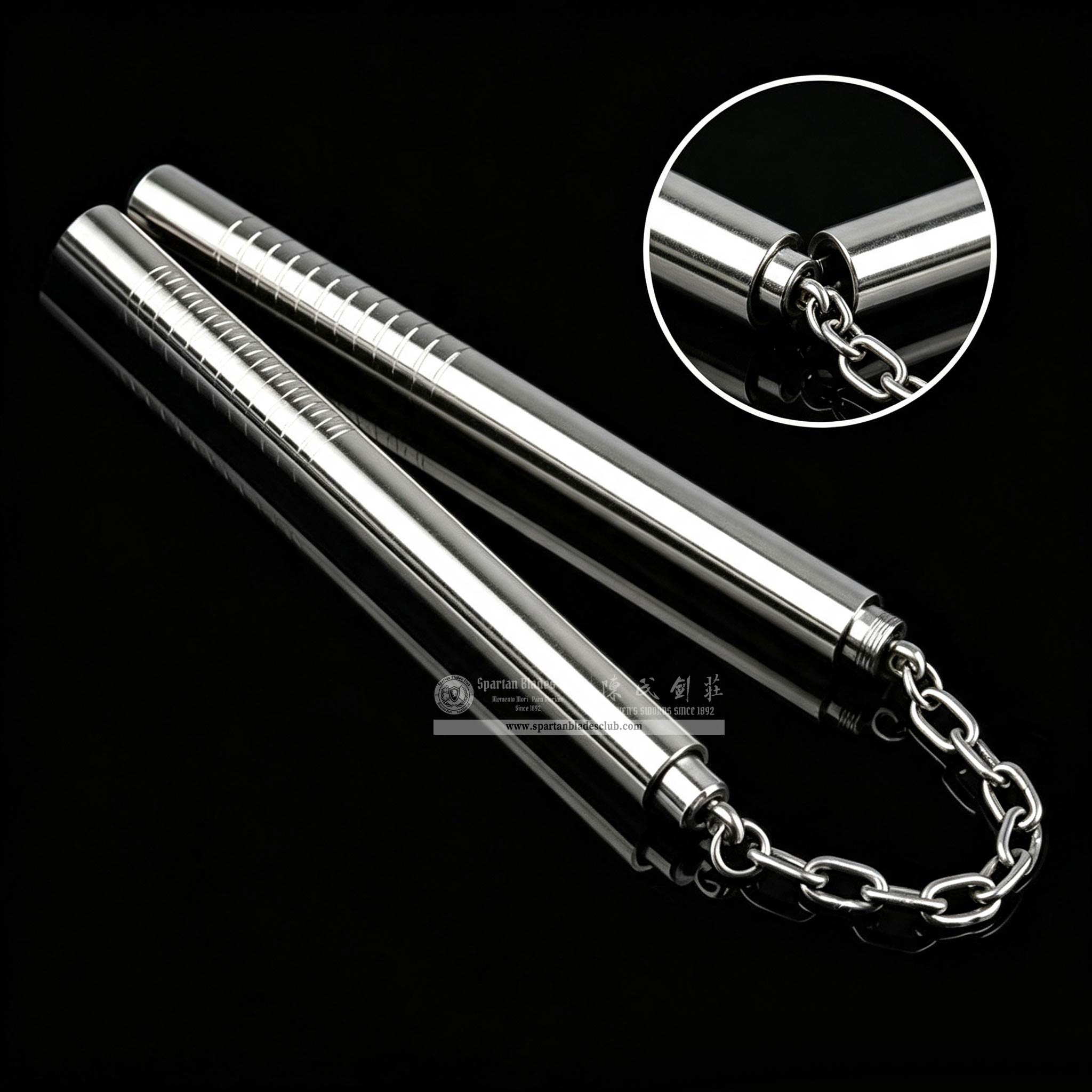 PX06 | Nunchaku | Silvery | Battle-Ready | Spartan Blades Club | CHEN'S SWORDS 1892 - Spartan Blades Club - 陳氏劍莊1892