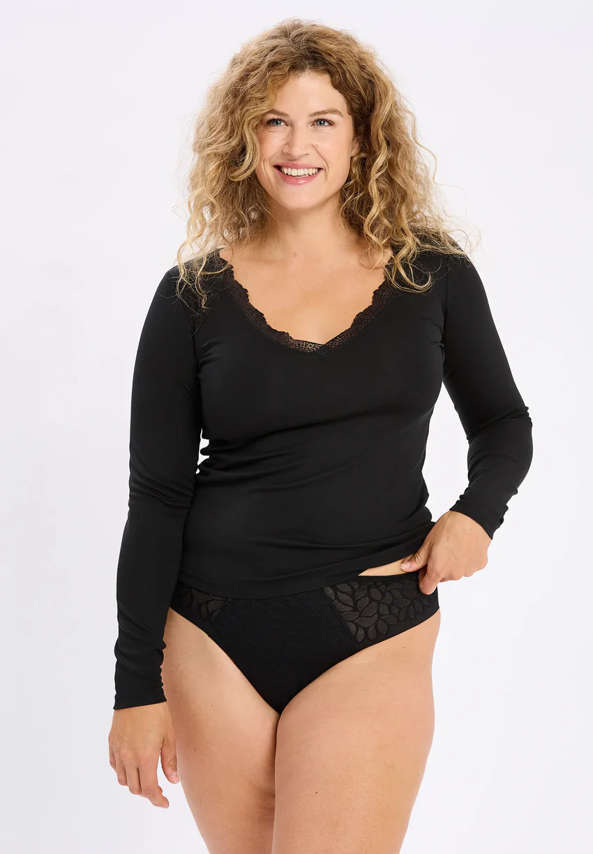 T-shirt Thermique Manches Longues Warm Noir