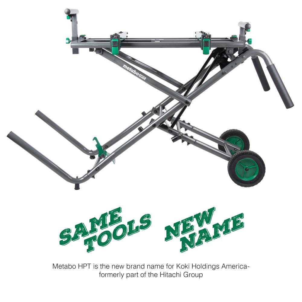 Fold and Roll Miter Saw Stand;