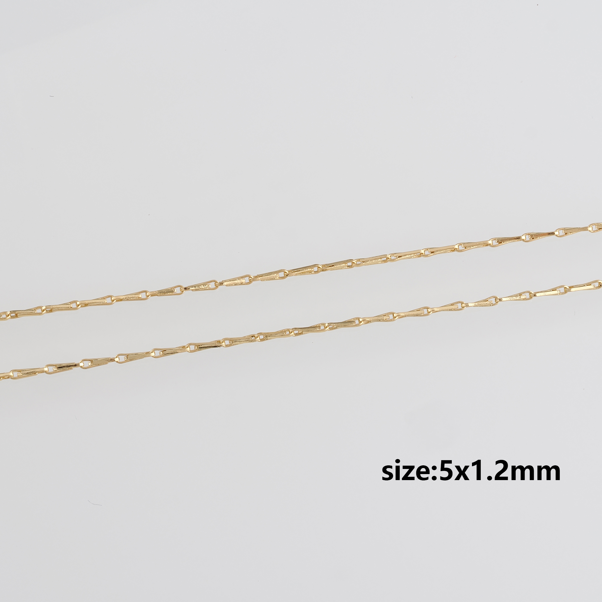 18K Gold Filled Cable Chain Necklace,Dainty Thin Link Chain,Gold Chain Necklace for Women DIY Jewelry Making Supply