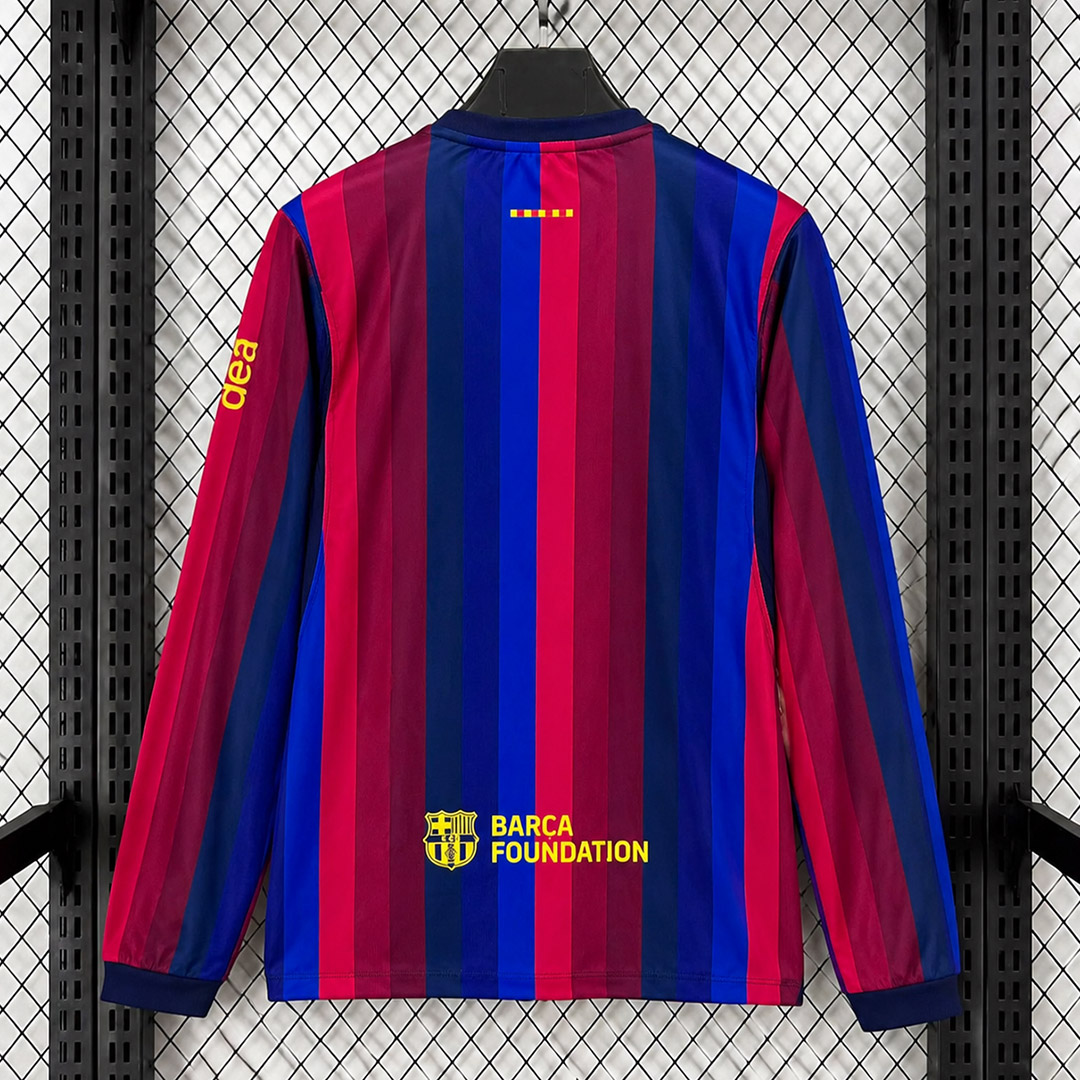 Barcelona 26/27 Home Jersey Long Sleeves