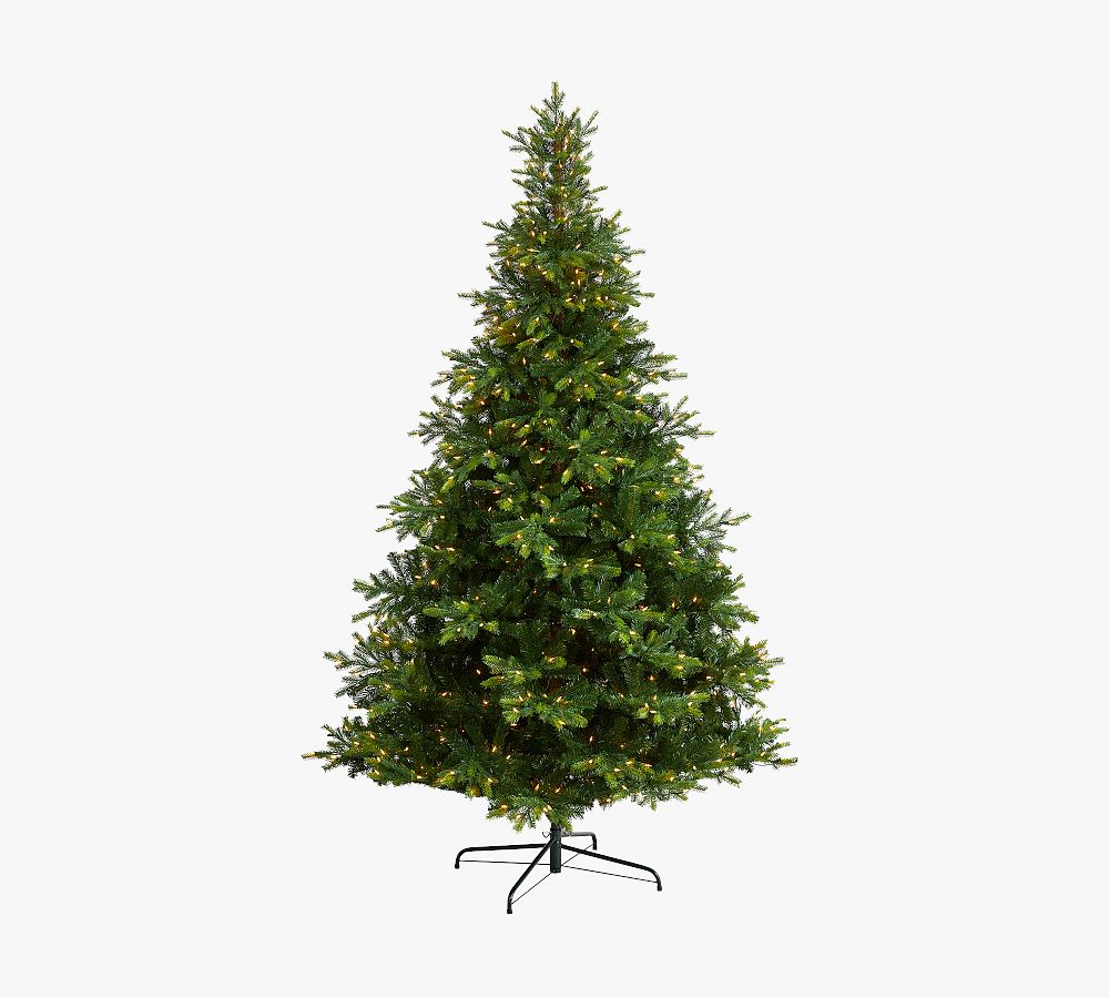 Lit North Carolina Spruce Faux Christmas Tree  sgtnighsdesigns