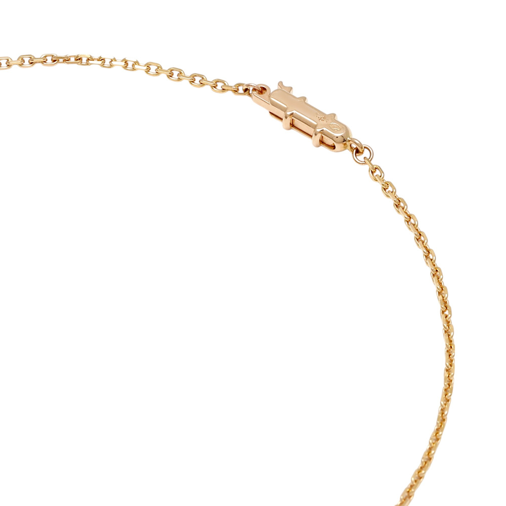 Cartier C Heart Necklace 18K Rose Gold Diamond B7008400