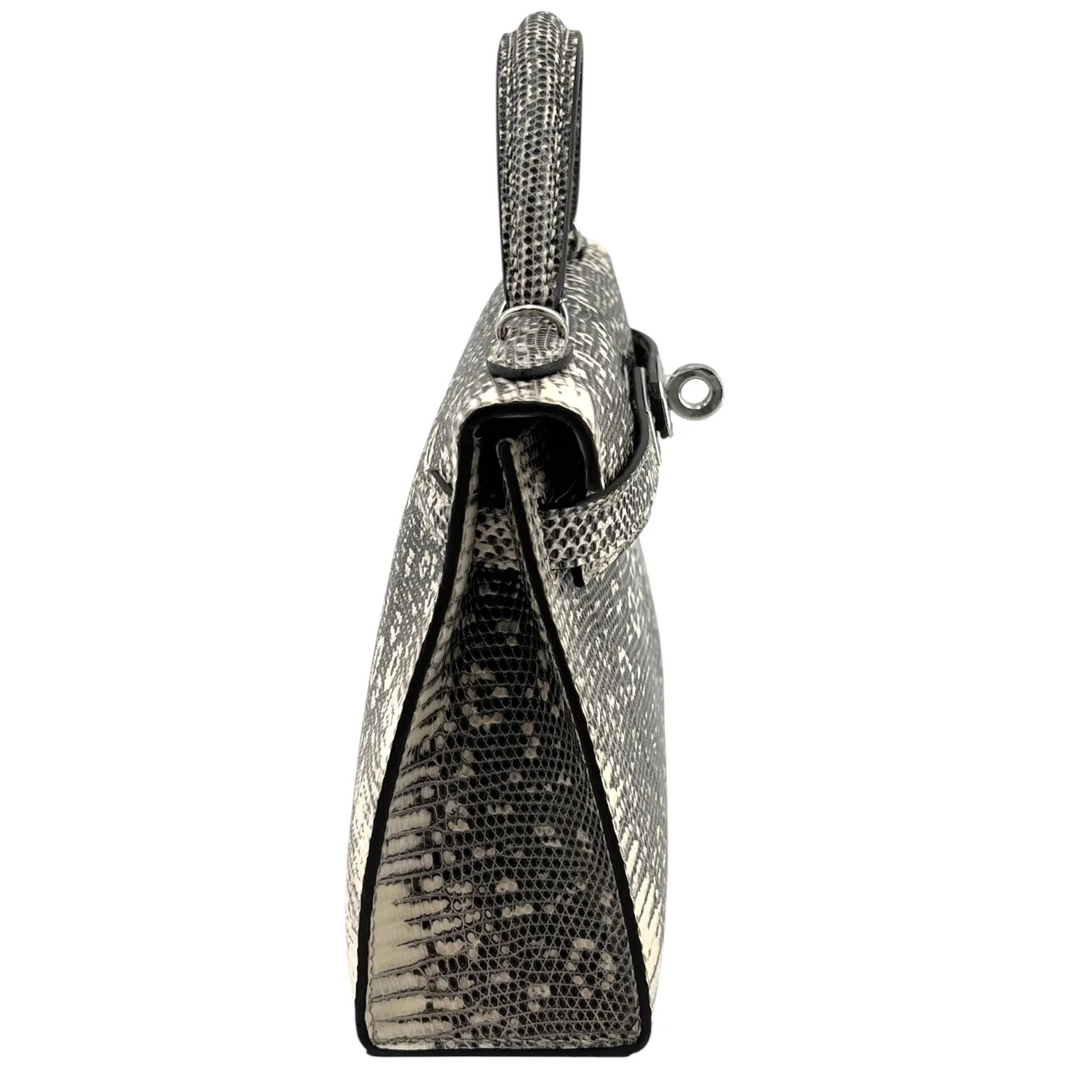 Hermès Kelly Mini II (20) Sellier Ombré Lizard Palladium Hardware