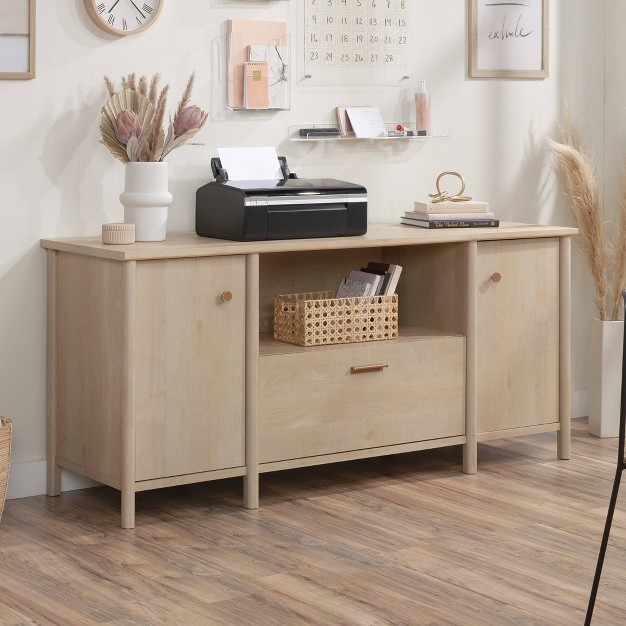 Whitaker Point Office Credenza Natural Maple Sauder