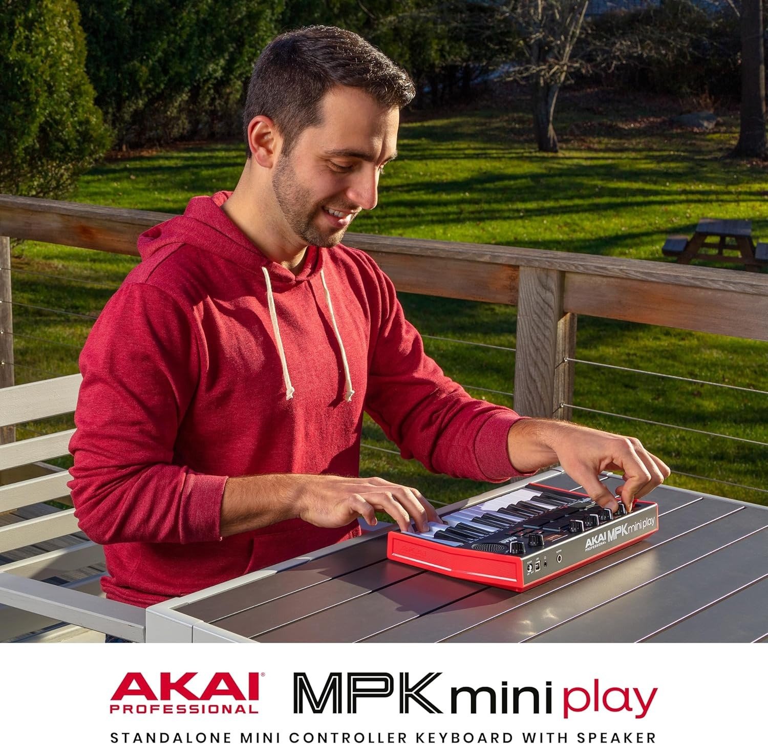 25-Key USB MIDI Keyboard Controller with Built-in Speaker and Sounds Plus Dynamic Keybed, MPC Pads, Software Suite