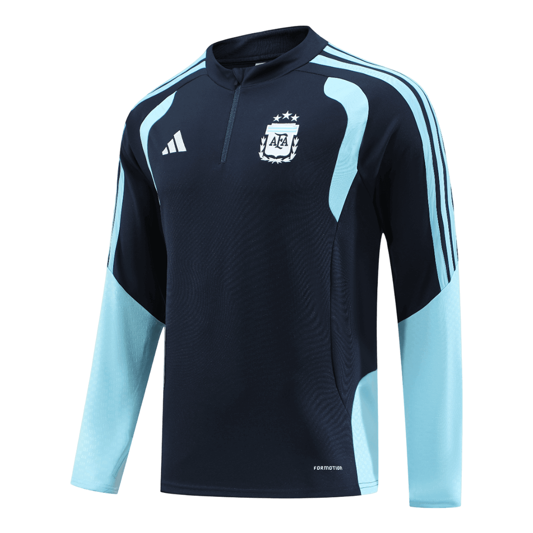 Argentina 1/4 Zip Tracksuit 2026 Kids Navy