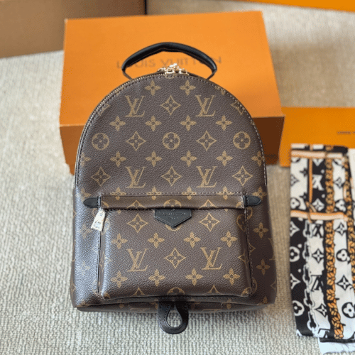 Louis Vuitton Palm Springs Mini Monogram Brown 7.1 Inches M44874