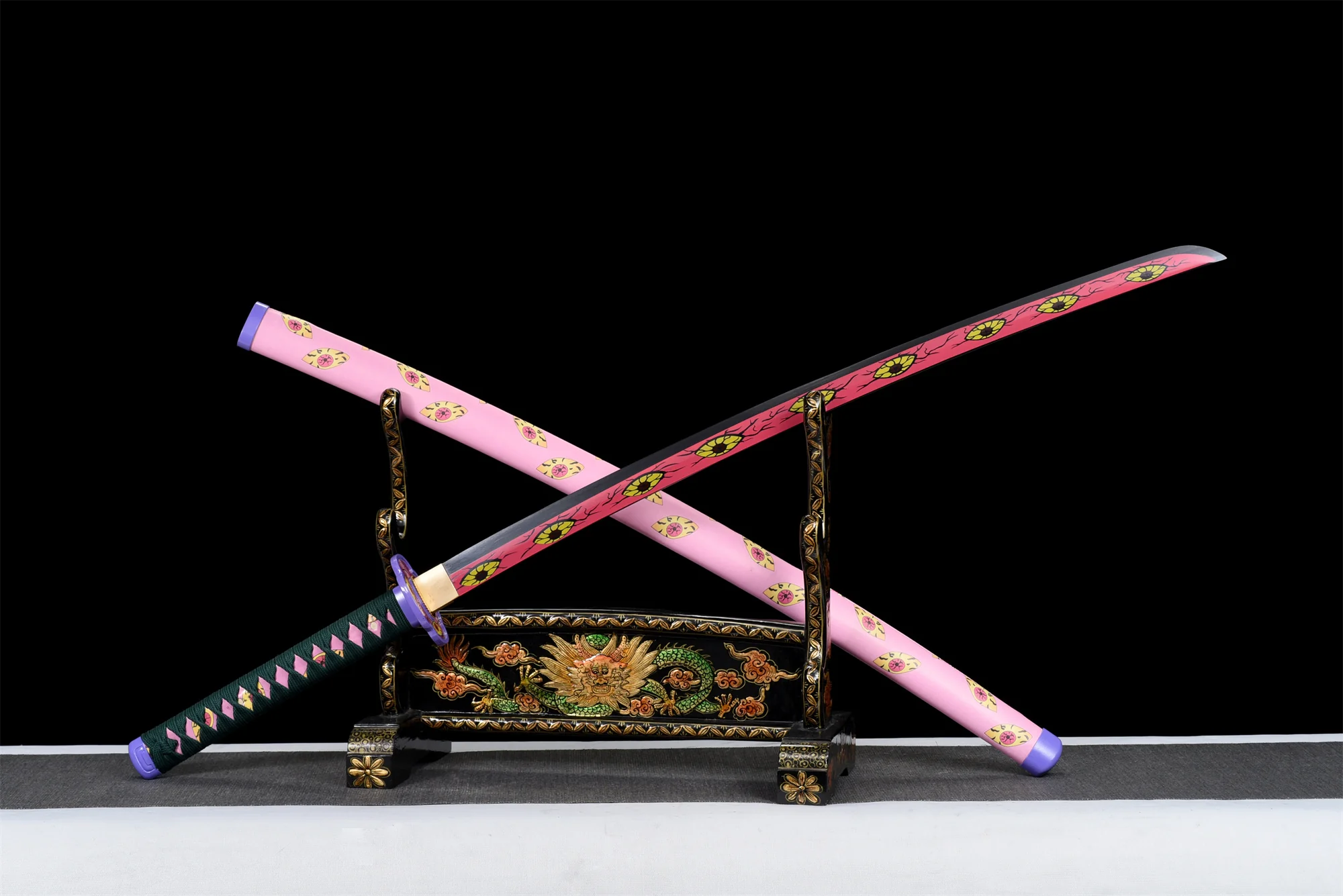 Kokushibo Katana – Pink Anime Sword, Full Tang