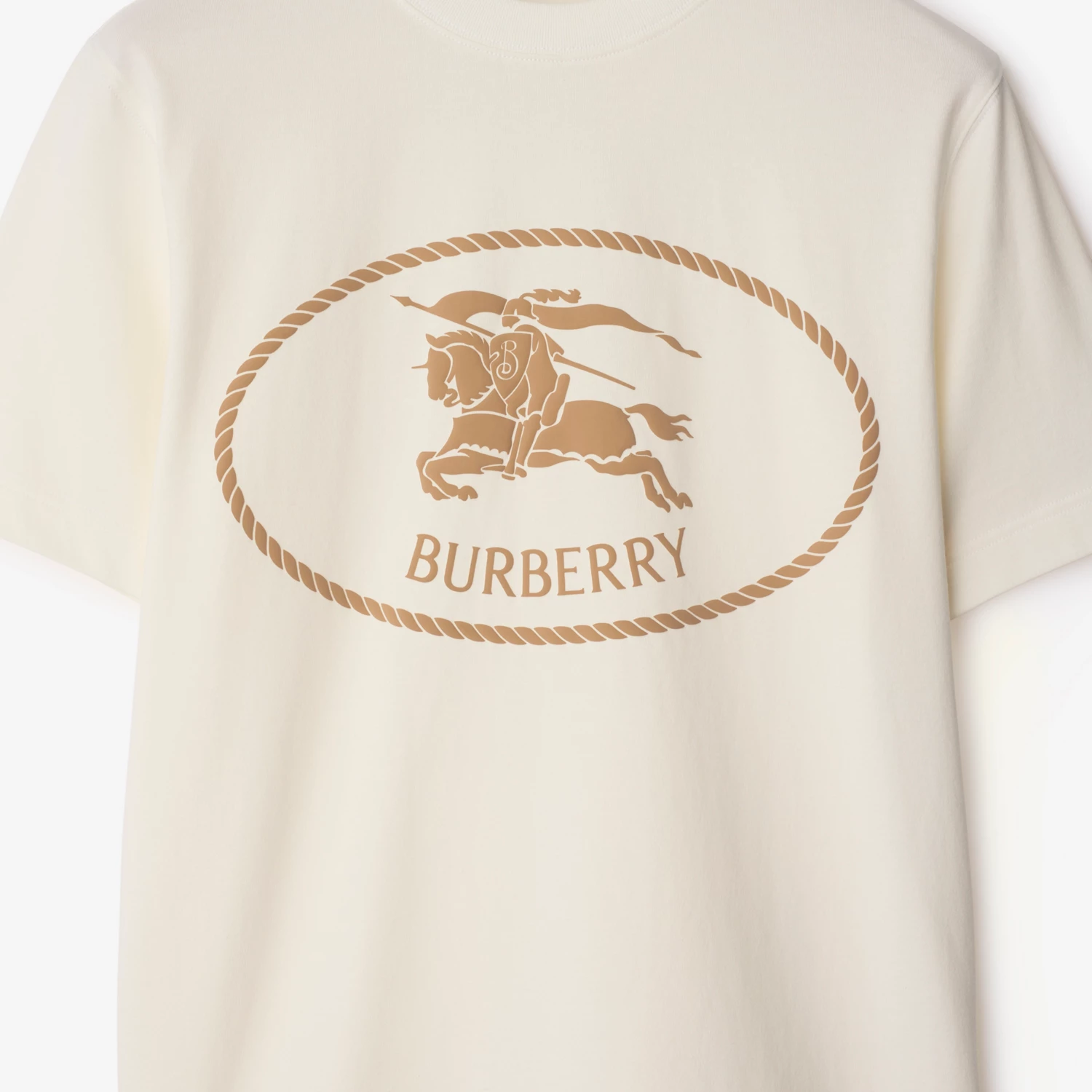 BURBERRY Knight Stamp Cotton T-shirt