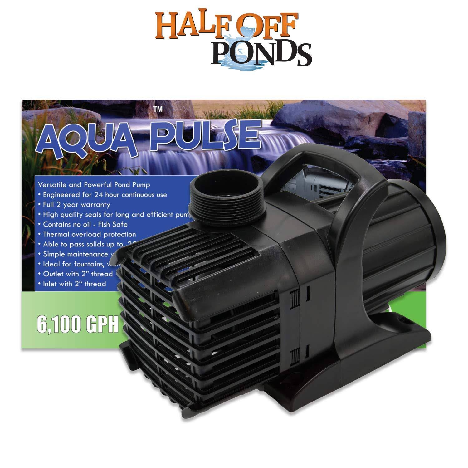 Aqua Pulse 6100 GPH Hybrid Drive Submersible Pond Pump