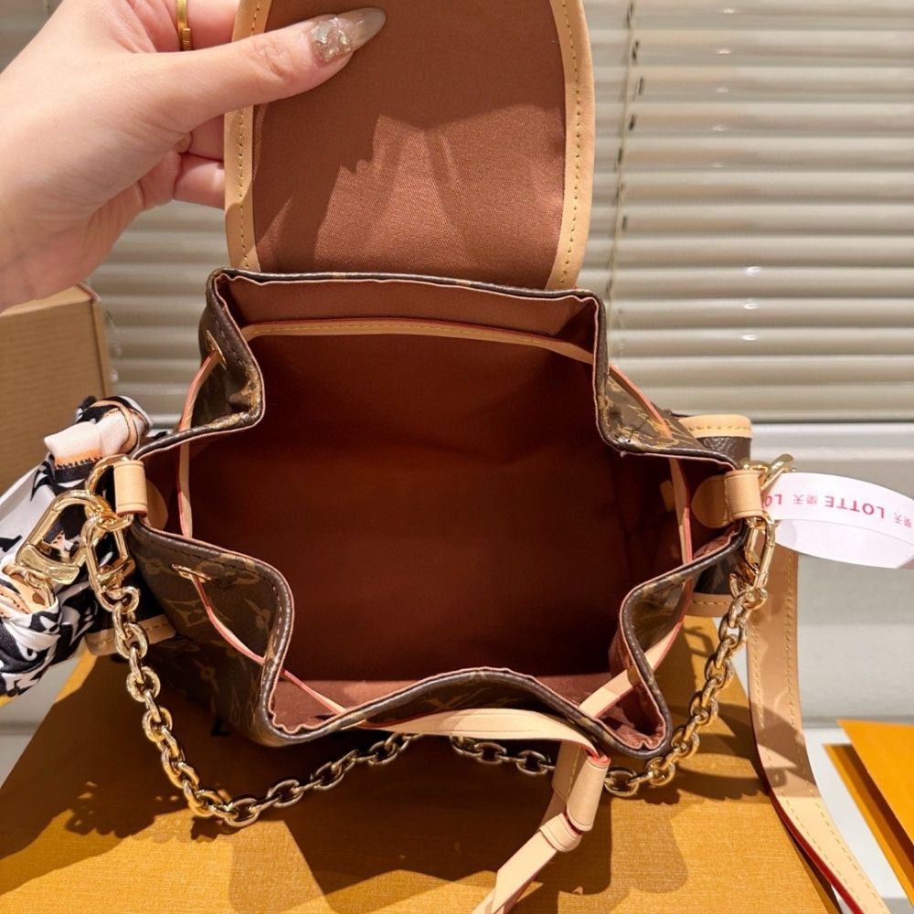 Louis Vuitton Odyssey Bag Monogram Brown 10.6 Inches M25085