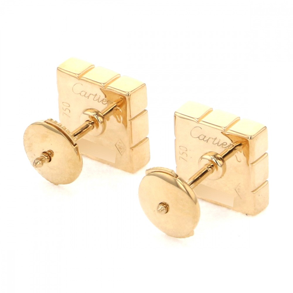 Cartier Piet K18YG Yellow Gold Earrings