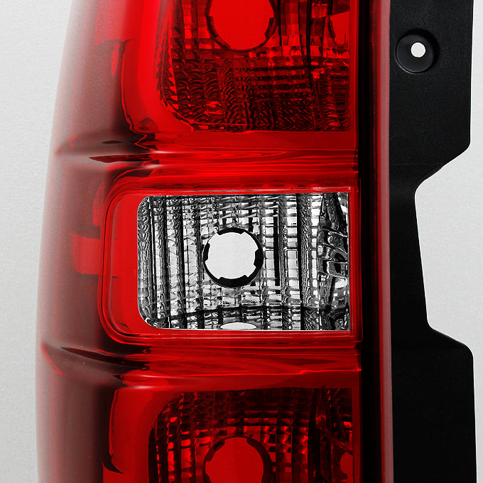 Fits 2007-2014 Tahoe Suburban Red Clear Driver/Left Side Tail Lights Replacement