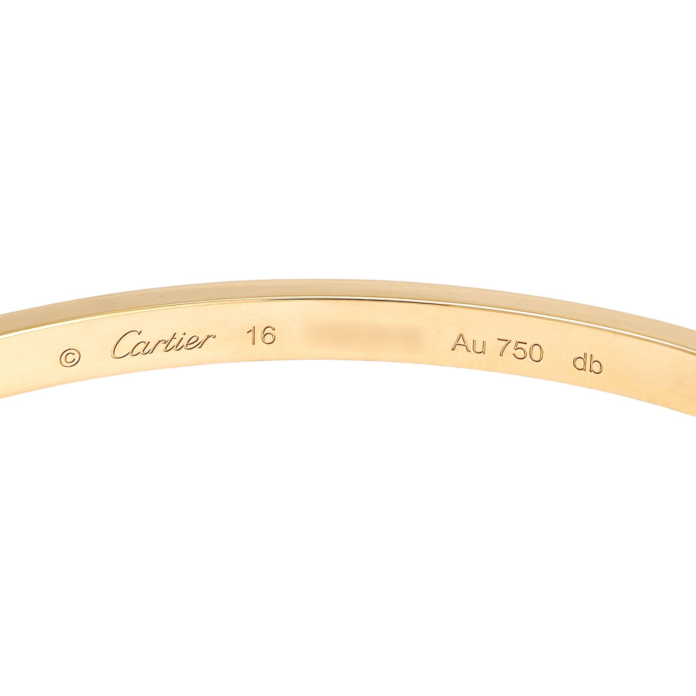 Cartier Love Bracelet 18K Yellow Gold B6079100