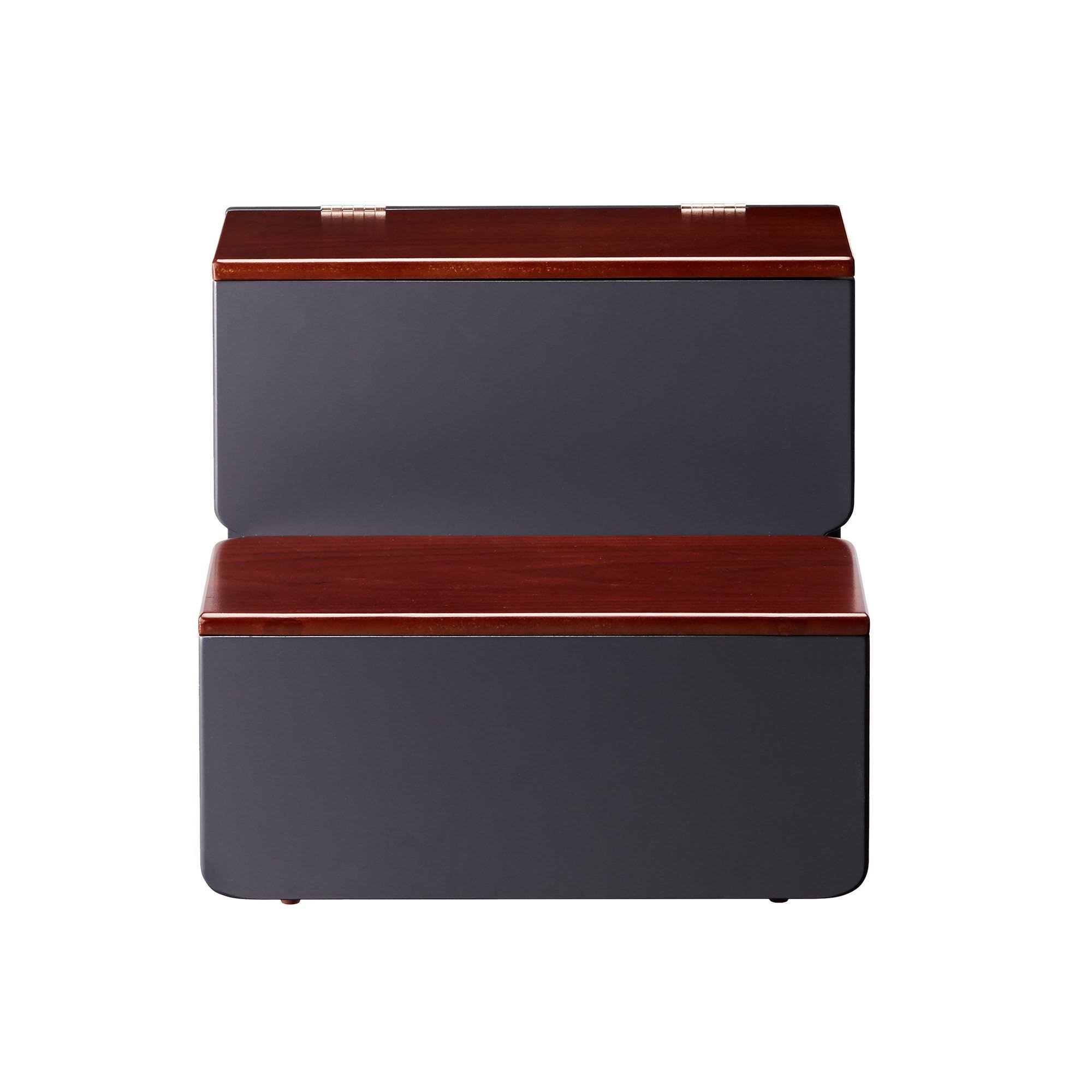 Staart - Esker Wooden Pet Steps - Mocha Walnut - Small